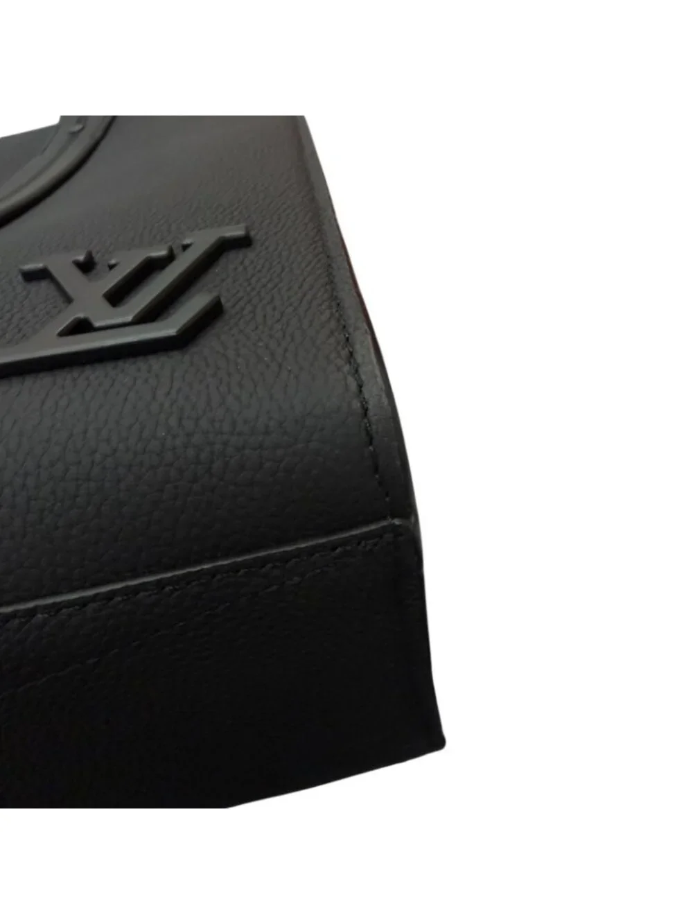 Louis Vuitton LV Aerogram Takeoff Leather Tote Black
